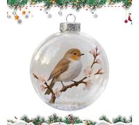 Boules Décoratives Oiseaux De Noël - Pendentifs Artificiels Portables pour La Maison,Ornements De Sapin De Noël,pour Fêtes Anniversaire Bureaux Salon Chambre Salle De Bain