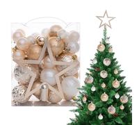 Boules décoratives pour sapin de Noël - Décoration de Noël - Décoration festive à suspendre - Pour les vacances, les fêtes, la maison, les rassemblements