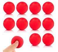 Boules D'éponge Rouges, FaJoek 10pcs Balles en éponge de Magie, 4.5cm Magique éponge Rouge Balle, Boules Magiques Rouges,Boules D'éponge Mousse Magiques, Magic Street Accessoires de Truc De Comédie