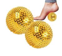 Boules d'exercice à la main | Masseur enrichi pour les points d'acupconnues et les mains, 1 paire boules de compression avec des épines denses pour les et les adultes Palms, les jambes, les pi