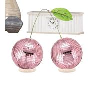 Boules disco, boule miroir Décoration de table à balle cerise miroir