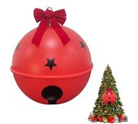 Boules D'Ornements Gonflables | Cloche De 58 Cm avec Noeud | Ornements De Noël Géants Boules Gonflables | pour Décorations Extérieur Jardin Terrasse Porche Pelouse Paysage École Fête