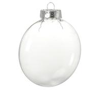 Boules d'ornements Transparentes à remplir - Ornements de Remplissage artisanaux Suspendus, Boules de décoration Transparentes | Ornements Amusants Pendants pour fête de noël, réception-Cadeau
