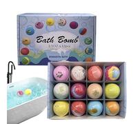 Boules Effervescentes Pour Bain - Douze Boules Apaisantes Pour La Peau, Effervescentes pour la - Pour Maman Papa Amis