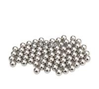 Boules en acier inoxydable 1000, 10 à 304 pièces, 0.5/0.7/0.8/1/1.5/2/2.381/2.5/3/4~23mm, billes en acier à roulement lisse et solide, sphérique(1000pcs,2.8mm)