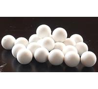 Boules en céramique de 10 mm, boules en céramique, 99 % Al2O3, rondes, mates, blanches, [100 g]