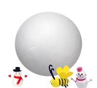 Boules en mousse blanche : boules créatives pour travaux manuels en matériau, idéales pour le collage et la décoration pour les leçons d'art, la décoration de festivals, les travaux manuels de Noël