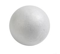 Boules en mousse blanches vierges pour travaux manuels et mariages, idéales pour la décoration et le développement de l'imagination (9 cm)