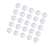 Boules en mousse de polystyrène solides 20 mm Blanc 2 cm | Boules blanches solides de 20 mm, lisses pour la surface, idéales pour le slime, les projets scolaires