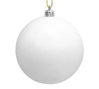 Boules En Plastique Blanc Diamètre 8 Cm 3 Pièces