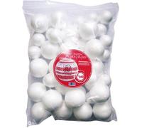 Boules en polystyrène - Filia - Lot de 40 - 20 boules de 7 cm - 20 boules de 5 cm - Blanc