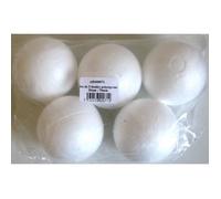 BOULE POLYSTYRENE DIAM 70MM - LOT DE 5