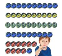 Boules en verre décoratives colorées en marbre de couleurs mélangées | Rond pour la décoration de la maison, jeu de dames chinoises, loisirs créatifs, remplissage de vase, décoration de table