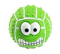 Boules faciales en latex pour chien qui couinent - Jouet pour chien avec visage souriant, boules de visage en latex | Nouveau jouet en latex pour animaux de compagnie, boule souriante avec voix, boule