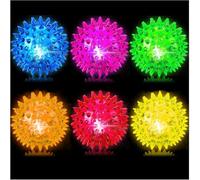 Boules Hérisson LED, Balles de Hérisson Lumineuse,Cadeau d'invités, Jouet Lumineux à LED, Cadeau d'anniversaire Enfant Cadeaux de Fête (Coloré 6)