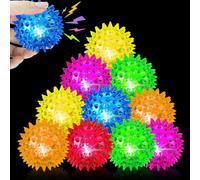 Boules Hérisson LED, Balles de Hérisson Lumineuse,Cadeau d'invités, Jouet Lumineux à LED, Cadeau d'anniversaire Enfant Cadeaux de Fête (Coloré 12)