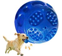 Boules Pour Chiens | Puppy Quietsch Beißring | S'entraîner Et Avoir Une Aide À L'ennui Pour Les Chevaux Agressifs, Le Grincement Intégré Réagit À La Piqûre Ou À La Presse, Suscite La Soif De Découvert