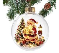 Boules pour sapin de Noël, décorations de chambre lumineuses à piles | Boules de Noël, décorations pour la maison, le bureau, l'école, l'étagère, les bibliothèques