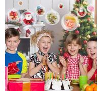 Boules transparentes à remplir pour projets de décoration créatifs pour mariages, vacances, etc. (6 cm)