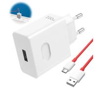 BOULESENM 100W Chargeur Rapide pour OnePlus Nord 4 3 2 CE 4 3 Lite 10T 9 Oppo Find X8 Pro Reno 14 13F 12FS 11F A80 A40 A60,Chargeur Secteur avec Câble USB C 2m pour Oppo Find Lite