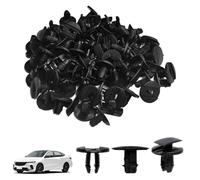 BOULESENM 30 Clips Rivet Plastique,Rivets en Plastique Attaches,Clips de Fixation Voiture,Clips de Fixation,Agrafes Carrosserie pour Pare-Chocs Porte de Voiture Fender Push Kit de Remplacement