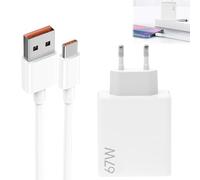 BOULESENM 67W Chargeur Xiaomi Charge Rapide, Chargeur Rapide et 1.5M 6A Type C Cable Mi Turbo, Chargéurs Redmi 67w pour xiaomi 14 13 12 12t 12s Pro Lite Redmi Note K60 K50 11 11s 12 Pro Plus