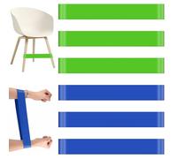 BOULESENM 6PCS Élastique Chaise TDAH, Bande Elastique pour Chaise TDAH pour Enfants, Elastique pour les Chaiseés, Bandé Elastique Musculation, Convient Aux Enfants Hyperactifs, pour le Fitness