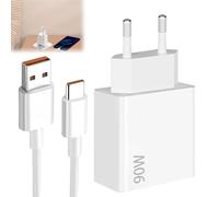 BOULESENM Chargeur 90w avec Câble USB C 1.5m pour Xiaomi 15 Ultra 15Pro 14T 14 13T 13 Ultra 13 Lite Pad 7 POCO X7 Pro X6 M7, Chargeur Rapide USB C pour Xiaomi 14 13 Ultra POCO X7 Pro POCO F6