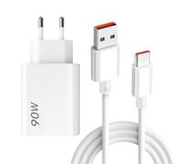 BOULESENM Chargeur Rapide 90W avec Câble USB-C 1.5m pour Xiaomi 14 13 Ultra, 15 Ultra, 15 Pro, 14T, 13T, 13 Lite, Pad 7, POCO X7 Pro, X6, M7, F7 Pro, F6, F5, F4