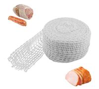 BOULESENM Filet Charcuterie Sechage, 5m Filet Alimentaire pour Roti,Sac a Jambon Séchage à Suspendre,Ficelle Alimentaire, filét Alimentairé pour Le Jambon la Saucisse Le Bœuf L'agneau