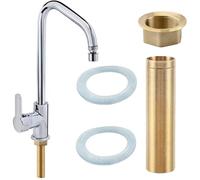 BOULESENM Kit Extension Robinet,Prolongateur Robinet,Kit Fixation Robinet Tuyau Fileté,Raccord Fileté,Kit D'Accessoires de Fixation Filetés en Laiton,Kit de Réparation de Robinet