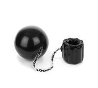 Boulet avec chaîne prisonnier gonflable - Noir - Taille Unique