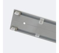 BOULET Kit de rail à rideaux 2 Voies 1,5m - Fixation Plafond - Blanc - Discret & Robuste