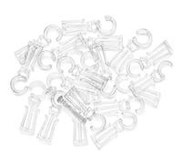 Boulet Lot de 20 suspendeurs Doubles pour Rideaux de 8/12mm en Cristal