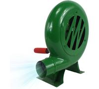 Bouleur d'air ventilateur de barbecue, Mini Blower de 200W Forge avec équipement de fer à conduit, souffleur manuel portable pour les acativités extérieures de camping en camping