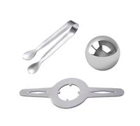 BOULEUR DE CHILLAGE - Refroidisseur En Acier Inoxydable | Freeze Coffee Chilling Ball Brinks | Sphère De Verrouillage De Saveur Pour Le Whisky Jus De Vin Blanc Cocktail