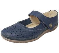 Boulevard Aux femmes Toucher La fixation Large Bar Chaussure Navy 5 UK / 38 EU