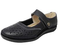 Boulevard Aux femmes Toucher La fixation Large Bar Chaussure Noir 7 UK / 40 EU