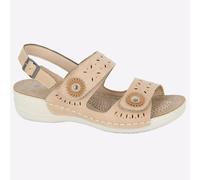 Boulevard Becca Femmes Plage Mode Décontracté Sandale Beige