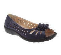 Boulevard - Chaussures d'été - Femme (39 EUR) (Bleu marine) - UTDF445 Bleu Marine