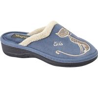 Boulevard - Mules - Femme (37 EU) (Bleu marine) - UTDF1346 Bleu Marine