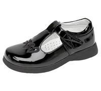 Boulevard Filles Toucher T-bar Patent Noir 11 UK / 29 EU