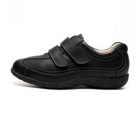Boulevard Gianna Fulfit Femmes Robe Cuir Large Mode Chaussures Noir