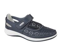 Boulevard de Beauté Chaussures ouvertes perforées pied large Femme 36 FR Bleu marine