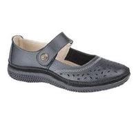 Boulevard - Mary Jane larges - Femme (39 EUR) (Noir) - UTDF419 Noir