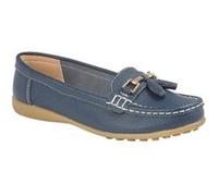 Boulevard - Mocassins à franges - Femme (36 FR) (Bleu marine) - UTDF1910 Bleu Marine G