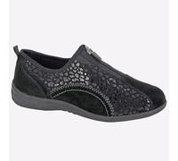 Boulevard Montpellier Loisirs Femmes Cuir Daim Quotidien Chaussures Mode Noir