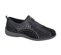 Boulevard de Beauté Chaussures Montpellier Cuir daim Loisirs Femmes Noir