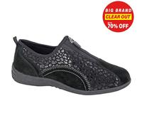 Boulevard de Beauté Chaussures Montpellier Cuir daim Loisirs Femmes Noir