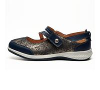 Boulevard Suzie Classique Femmes Mode Décontracté Chaussures Confort Bleu (Large